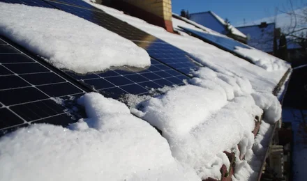 Lasterhöhung am Dach durch PV-Anlage Schneelast